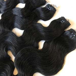 Corps ondulé vente en gros de cheveux bruts paquets de cheveux humains fournisseurs de haute qualité Vietnam paquets de cheveux humains - Product Image 1