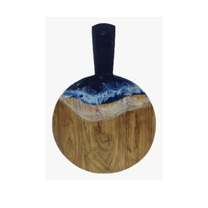 Haute qualité éco-élégant bambou Charcuterie conseil 100% naturel vente chaude maison cuisine décor hacher résine époxy fait mangue - Product Image 3