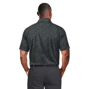 Men's Dot Pattern Short Sleeve for Shirt Polyester/Cotton Jersey Breathable Golf Shirts 180g Smart Casual Fit - Product Image 6
