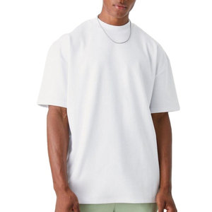 Camisetas Lisas para Hombre con Hombros Caídos y Corte Holgado, 100% Algodón Jersey, Camisetas Oversize de Tela Suave Más Vendidas - Product Image 5