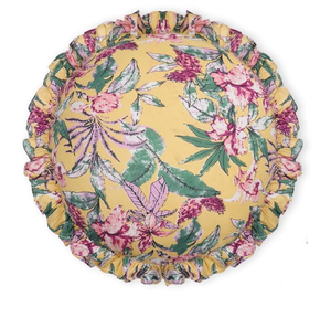 Hot Sale Modern Yellow <b>Round</b> <b>Cushion</b> <b>Cover</b> for Home and Commercial Use or Durable Fabric <b>Cushion</b> <b>Cover</b> for Wholesale Supply - Product Image 4