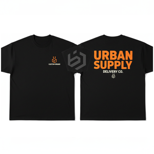 T-shirt personnalisé pour homme 100% coton à manches courtes, coupe oversize, style streetwear, beige, col rond, tissu jersey décontracté, poids lourd 320g - Product Image 4