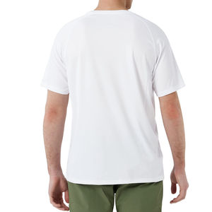 T-shirt de compression unisexe de haute qualité pour la gym, anti-bactérien, coupe-vent, anti-transpiration, 240g, Spandex Polyester, logo personnalisé, vente en gros - Product Image 4