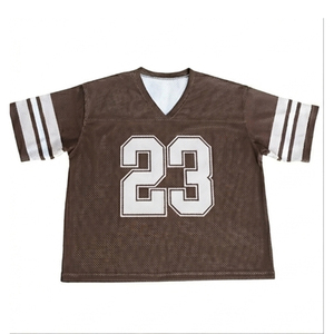 Quantité en gros, fabrication sur mesure, tissu en spandex/polyester pour football américain, séchage rapide, vente en gros au Pakistan, nom d'équipe personnalisé - Product Image 1