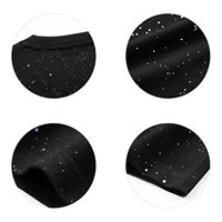 Chemises à Paillettes Scintillantes pour Hommes – T-shirts Amples Décontractés Tendance, Basiques et Brillants – Hauts Streetwear Éblouissants pour Soirées et Clubs – Mode Flashy