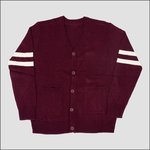 OEM High Quality Custom Men's V-neck Lace Knitted <b>Cardigan</b> <b>Sweater</b> Winter Wool/Nylon Single Button Patchwork Breathable In-Stock - Product Image 1