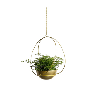 Juego de Macetas Colgantes de Metal de Alta Calidad, Estilo Vintage, Ahorro de Espacio, Decoración de Jardín para Exteriores - Product Image 4