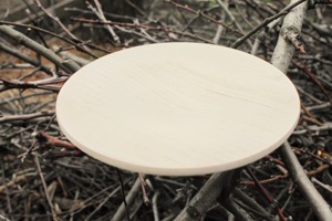 Plato de Servir de Madera Tradicional, Ecológico, Tallado, Juego de Platos de Madera Redondos de Primera Calidad - Product Image 4
