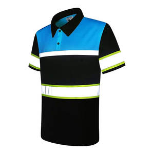 Polo de sécurité haute visibilité pour la construction, vêtements de travail industriels, protection haute visibilité pour les ouvriers du bâtiment - Product Image 5