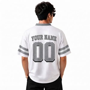 Camiseta Deportiva Personalizada de Fútbol Estilo Urbano OEM, Ropa Deportiva Premium de Fábrica, 100% Poliéster con Cuello en V y Tecnología Antihumedad - Product Image 2