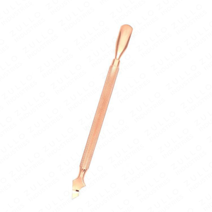 Empujador de Cutículas de Doble Punta de Acero Inoxidable Color Oro Rosa, Herramienta de Cuidado de Uñas Personalizada para Uso en Salones de Manicura y Pedicura, Venta al Por Mayor - Product Image 4