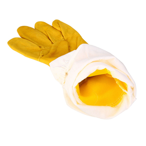 Guantes de Apicultura Premium, Guantes de Apicultor con Manga de Lona y Palma de Cuero, Protección Contra Picaduras, Venta al Por Mayor OEM - Product Image 3