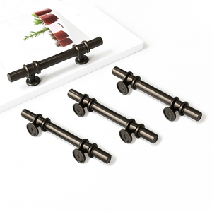 High Quality Modern Zinc Alloy Cylindrical Bar Cabinet Handle Industrial Drawer Pull for Kitchen Bathroom Dining Room Furniture - Product Image 3