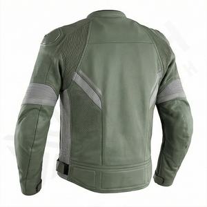 Veste de moto en cuir véritable pour homme de qualité supérieure, nouvelle arrivée, vestes de moto d'hiver, protections amovibles, personnalisables - Product Image 2
