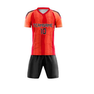 Camiseta de Fútbol Personalizada, Uniforme de Equipo, Manga Corta, Cuello en V, Absorbe la Humedad, 100% Poliéster, para Hombre Adulto, Todas las Temporadas, Impresión Sublimada - Product Image 6