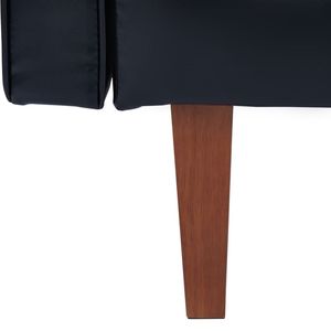 Divano per Soggiorno 2131PU-BK in Materiale PU Nero Lucido - Product Image 4