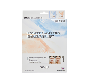 Masque Hydrogel au Collagène SOQU REAL DEEP MOISTURIZE HYDROGEL MASK SET 6 - Product Image 1