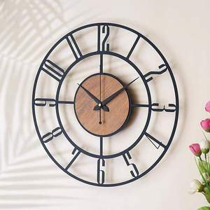 Decorative Art Deco Metal Frame <b>Wall</b> <b>Clock</b> Handmade Birthday & Ramadan Home Office <b>Wall</b> Hanging Decor Best Price - Product Image 3