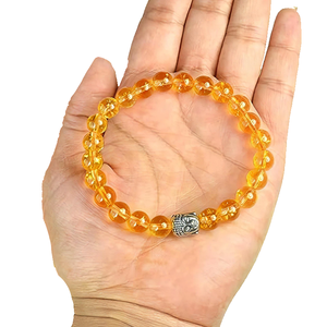 High Quality Citrine Beads Buddha Bracelet Romantic Gift Fashion Charm Jewelry <b>for</b> <b>Men</b> Women Energy Meditation - Product Image 3