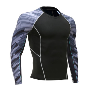 Unisex Adults Custom Sublimation Rash Guard <b>Shirt</b> Long Sleeve <b>Compression</b> Athletic Top for Sports Training Lightweight Durable - Product Image 2