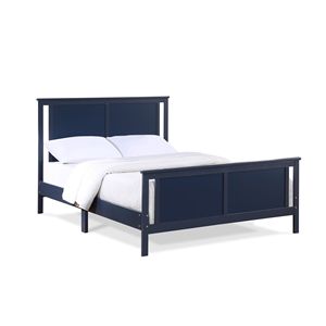 Letto completo per bambini Connelly in blu notte con finitura vintage noce - Product Image 4