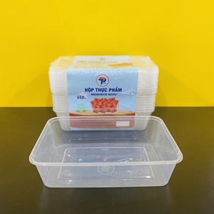 Custom printed New Product Ideas 2026 Transparent Injection Rectangle Disposable 650/750ml Plastic Food <b>Container</b> with Lids - Product Image 6