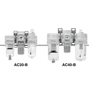 การรวมกันของลม AC20-02G-SV-B ชิ้นส่วนนิวเมติก SMC - Product Image 3
