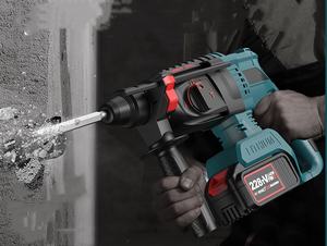 Trapano a Percussione di Nuovo Design con Potente Motore Brushless, Batteria agli Ioni di Litio Aggiornata, Livello Fai da Te, Tensione Nominale 220V - Product Image 4