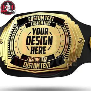 Nouvelle arrivée Ceinture de championnat de MMA, lutte, boxe, arts martiaux mixtes, en cuir léger de haute qualité, durable, finition élégante - Product Image 5