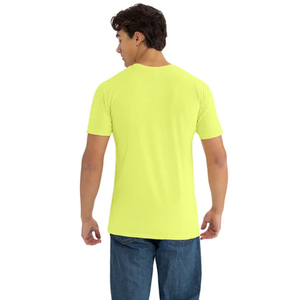 เสื้อยืดผู้ชายสำหรับใส่ทุกวัน ผลิตจากผ้าฝ้ายผสมเนื้อนุ่ม แขนสั้น ระบายอากาศได้ดี ทรงลำลอง เหมาะสำหรับกิจกรรมกลางแจ้งในฤดูร้อน - Product Image 6