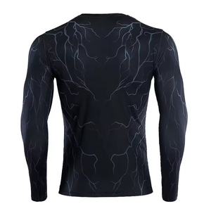 Chemises de sport à manches longues personnalisées BJJ MMA, rashguard sublimé, rashguard pour chemises de compression homme - Product Image 2