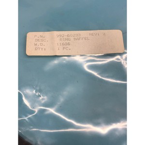 MATRIX 0992-60233 COML,<b>SPACER</b>,RING BAFFLE,8 IN - Trusted Global Legacy Semiconductor Equipment and Parts at - Product Image 1