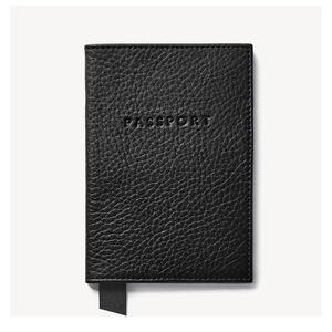 Genuine PU Leather Vintage RFID Blocking Short Open Passport <b>Holder</b> Top-layer Cowhide Clip Simple Card ID <b>Holder</b> <b>Wallet</b> - Product Image 1
