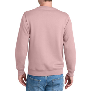 Sweat-shirt pour homme de qualité supérieure, couleur unie, col rond, style pull-over en coton mélangé, confort décontracté, toucher doux, sweat-shirt pour homme - Product Image 5
