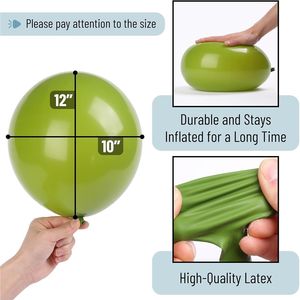 Palloncini per Feste Colore Morandi 12 Pollici Confezione da 54 per Decorazioni Festive - Product Image 2