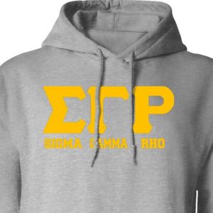 Sudadera con Capucha Estampada con el Escudo de la Hermandad Sigma Gamma Rho, Sudadera con Capucha para Mujer, Ropa Universitaria Griega Personalizada - Product Image 6