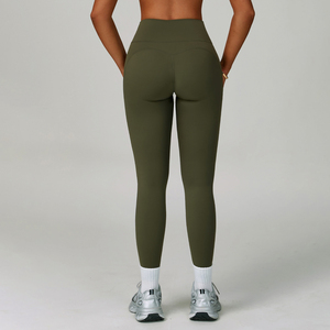 Wholesale Basic T-line LuLL Yoga Leggings Tummy Control Compression <b>Tights</b> Butt Lifting Workout Active Wear Gym Leggings 2026 - Product Image 3