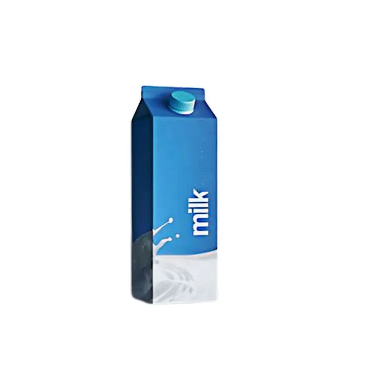 Unipack पारिस्थितिकी के अनुकूल समग्र टुकड़े टुकड़े में गत्ता सड़न रोकनेवाला मकान का कोना शीर्ष पैक भरने का रस दूध गत्ते का डिब्बा बॉक्स पैकेजिंग