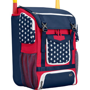 Sacs de baseball pour hommes et femmes en polyester avec boucles pour bâtons personnalisées, impression par sublimation pour cinq équipes - Product Image 5