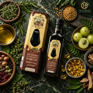 Aceite Capilar Herbal Natural, 100 Hierbas, 30 Vitaminas, Fórmula Botánica Enriquecida con Vitaminas, Cuidado Nutritivo para el Cabello, Textura Ligera - Product Image 6