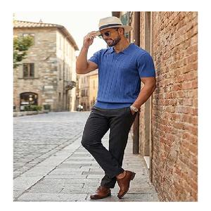 New design men's casual polo <b>shirt</b> Fashionable Custom Design Plus Size Turn Down Casual Stylish Polo <b>Shirts</b> For Men - Product Image 3