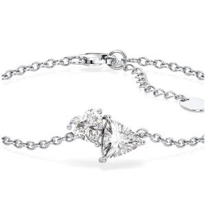 Bracelet chaîne à fermoir homard REYES, nouvelle arrivée, diamant CVD cultivé en laboratoire, certifié IGI, or blanc 14 carats, cadeau d'anniversaire pour elle - Product Image 4