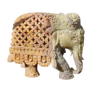 New Resin Art Super Premium Quality Product Soapstone Carving Animal Sculpture With Natural Shinning For Home Decoration Item - Product Image 2