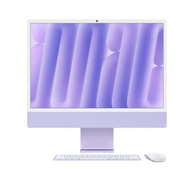 iMac All-in-One Desktop Computer M4 Chip Hexa Core CPU GPU Built for Intelligence Silver Mac OS DDR4 SSD 4K Retina Display