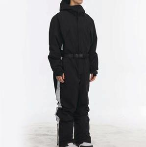 Combinaison de ski une pièce en polyester 100 % imperméable, coupe-vent et respirante, personnalisable, haute qualité, vente en gros - Product Image 2