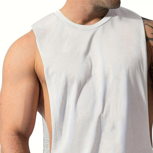 Chaleco Deportivo para Hombre, de Secado Rápido, Transpirable, Holgado, Cómodo, sin Mangas, de Alto Rendimiento, Cuello Redondo, Informal - Product Image 5