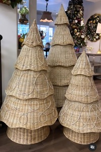 Handmade Seagrass Christmas <b>Tree</b> Water Hyacinth Woven Holiday Decoration Natural Eco Friendly Christmas Decor Kingcraftviet - Product Image 6