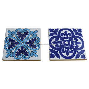 Vaisselle carrée en pierre sous-verres et tampons décor à la maison Table à manger et restaurant Design sous-verres plats ensemble pierre - Product Image 3