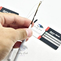1 pièce/lot Outil de pose de cils Lucky Lash, aiguille à crochet durable en acier inoxydable de qualité chirurgicale, outil d'extension capillaire, crochet pour perruque