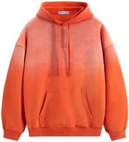 Sweatshirt Hoodie Pria Musim Dingin Essential, Model Acid Wash Gradasi, Ukuran Oversize, Bahan Katun Tebal, Dilengkapi Kantong, Unisex